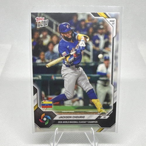 2026 Topps Now World Baseball Classic Champions #VEC4 Jackson Chourio