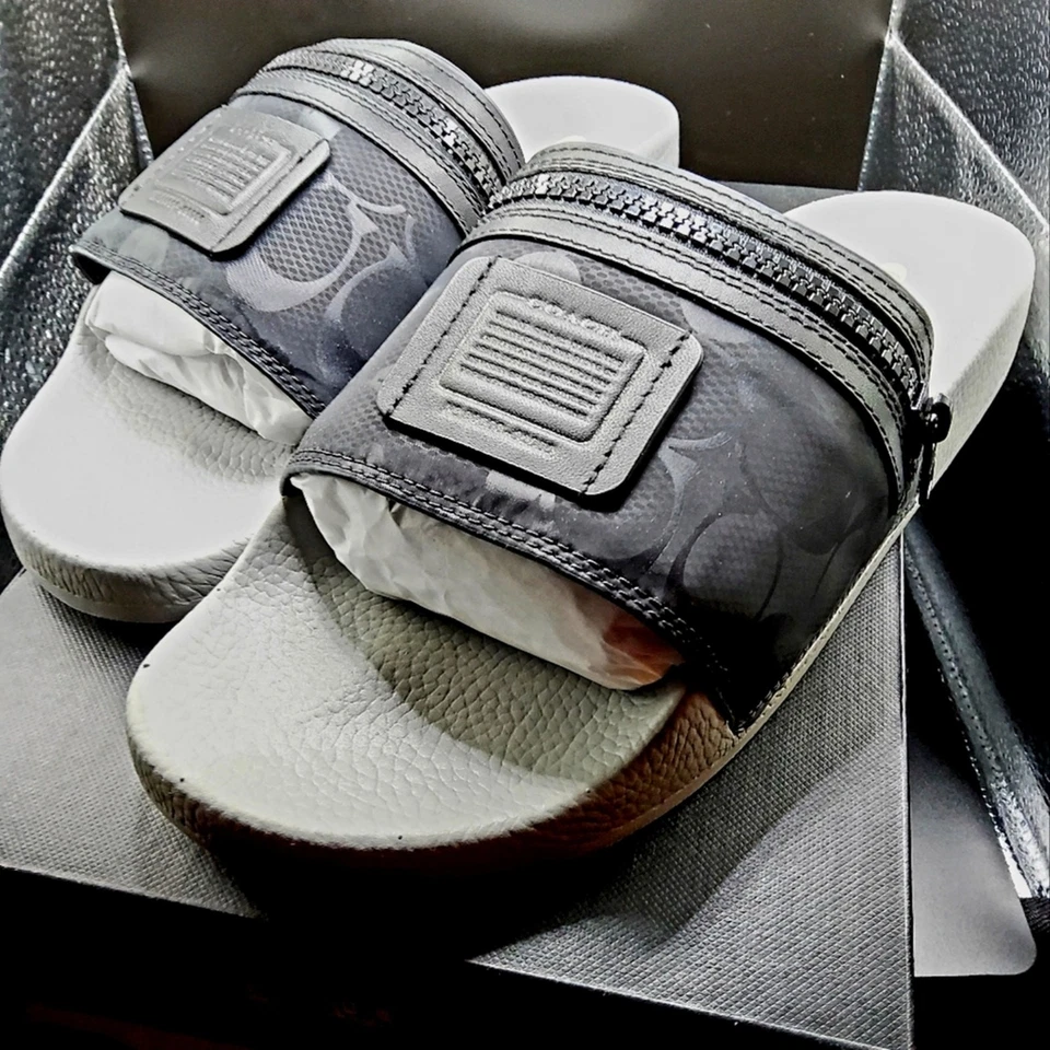 COACH TOBOGANES PISCINA HOMBRE CON BOLSILLO LIMA PÁLIDA, UNISEX HOMBRE 9 MUJER 10.5 Foto 4 de 4