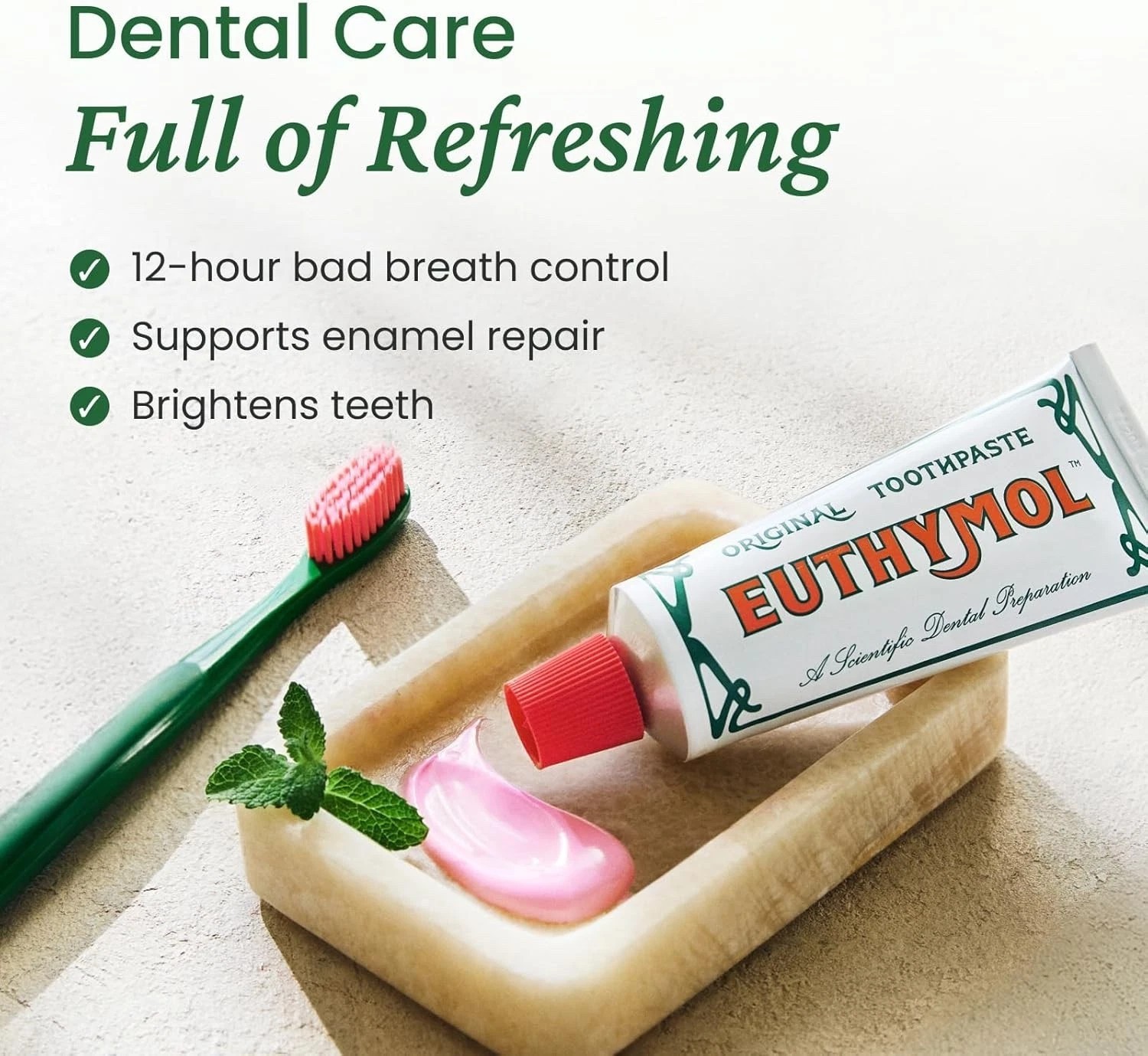 Euthymol Original Toothpaste 75ml - PACK OF 3