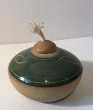 Artisan Pottery Signed oil burner Never Used