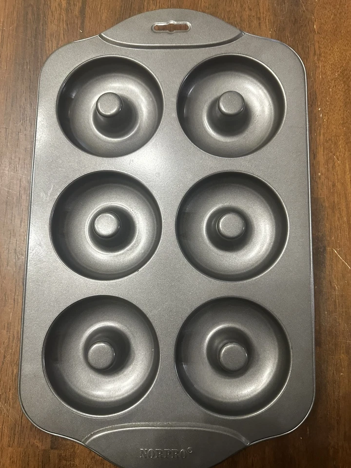 Сковорода для пончиков с антипригарным покрытием Norpro, 6 штук - Изображение 2 из 4