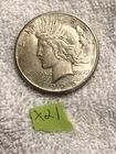 1925 LIBERTY PEACE SILVER DOLLAR VG CONDITION LOT #X21