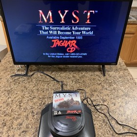 Atari Jaguar Console and Atari cd player CIB!