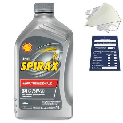 1 Liter original Shell Spirax S4 G 75W-90 Getriebeöl 5011987176737 VW 501.50