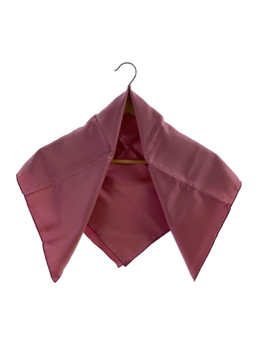 Vintage HERMES Silk Scarf Pink Solid Ladies Luxury Fashion Accessory