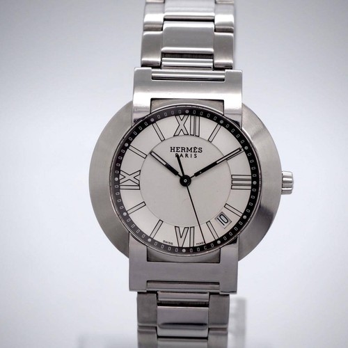 Authentic Hermes N01.710 Nomad Auto Quartz Men's Working Watch from Japan Rare - Picture 5 of 8