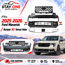 Fits 2025 2026 Ford Maverick Front Bumper Cover Kit Wgrille Side Marker Light Fits 2025 2026 Ford Maverick Front Bumper Cover Kit Wgrille Side Marker Light