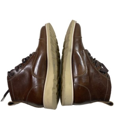 Helm Lou Boots Men\'s Size 8.5 Brown Leather Lace Up Made In Brazil Casual Helm Lou Boots Men main image 3