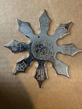 VINTAGE 1980 ALAN LEE GRANDMASTER CHINESE NINJA THROWING STARs 8 point