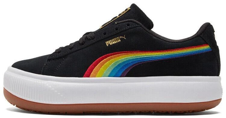 Puma Suede Mayu Black White W for sale | eBay