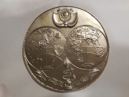 Large Italian Secret Service Medal SISMI 70mm Rare