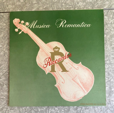 Giussepe Del Vento Musica Romantica Italian LP  Riccardos Orchestra Mastrobuoni