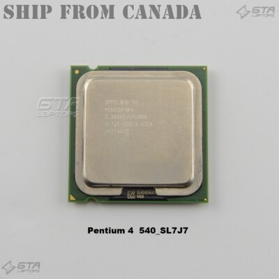 Intel Pentium 540 SL7J7 Socket LGA775 CPU