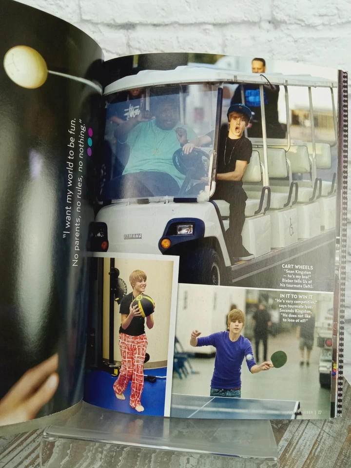 Justin Bieber US Magazine Collector’s Edition 2011 Photos with P Diddy Usher - Image 3 of 4