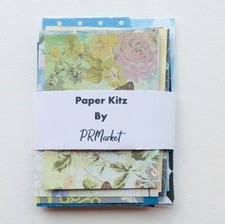 Scrapbook Paper Kit 25 Piece Paper Kit For Junk Journals, Scrapbook Pages, Cards
