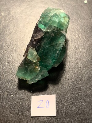 Fluorit, Emerald Peaks Pocket, Diana Maria Mine, Weardale, Großbritannien