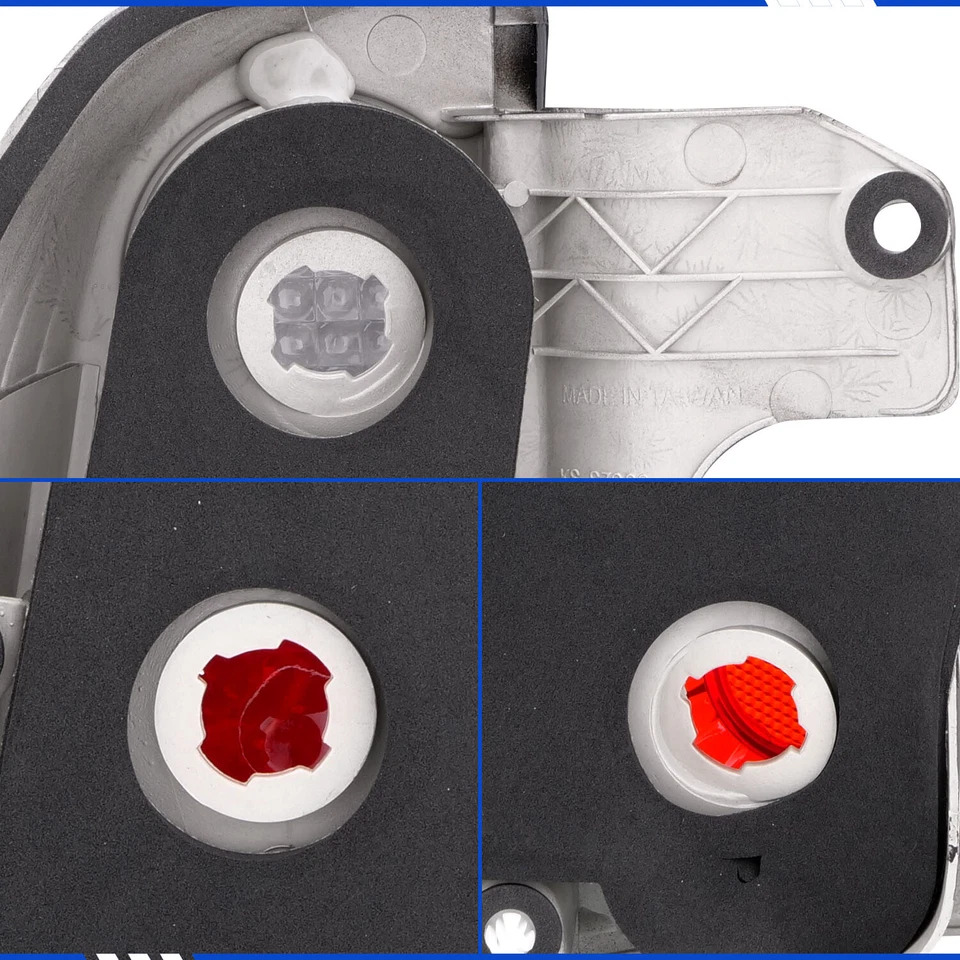 Par de luces traseras cromadas para Suzuki Grand Vitara JS JLS JLX EX LX XL7 XL-7 1999-2004 Foto 4 de 4