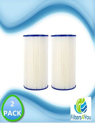 CFS HDX HDX4PF4 Compatible Pleated High Flow Whole House Water Filter: Reduces