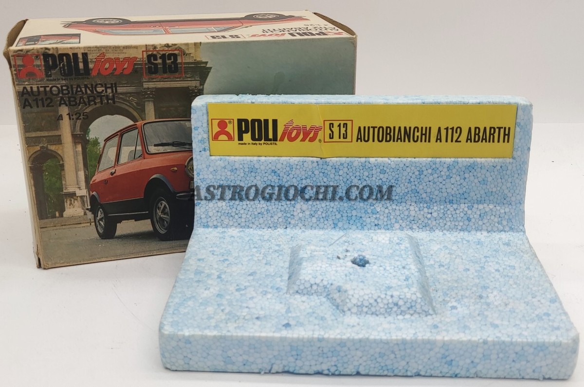 B17 1:25 POLISTIL 02504 2504 AUTOBIANCHI Y10 Y-10 RALLY BOITE VIDE D