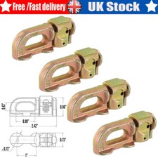 4x Anchor Track Tie Down Point Rail Trailer Caravan Truck Hold Bungee Cord Ropes