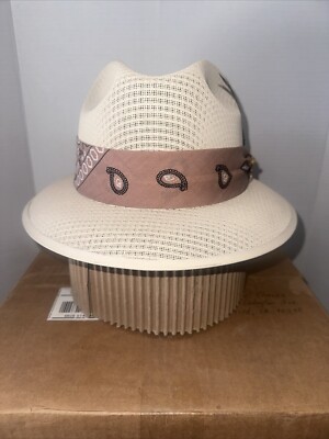  Garcia Signature   Fedora Hat For Me Size 7 3/4 Authentic