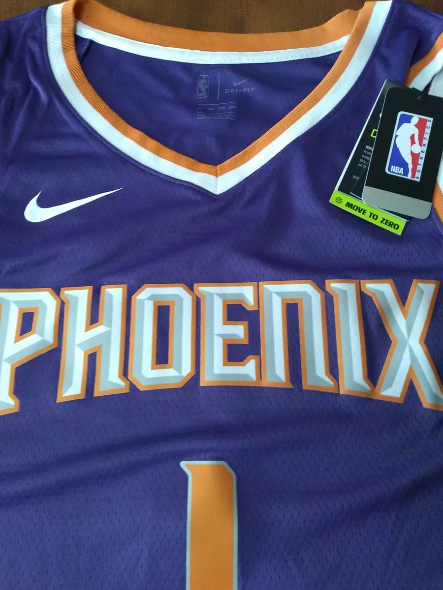 Men's Phoenix Suns Devin Booker #1 Nike Black 2021 Swingman Jersey - City  Edition