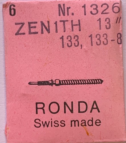 Pièce De Mouvement Horloger Zenith - Tige De Remontoir Pour Calibre 133/133.8, Neuve, Fabriquée En Suisse