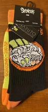 Spencer's BioWorld Crew Socks - Naruto Shippuden Collection - Shoe Size 8-12