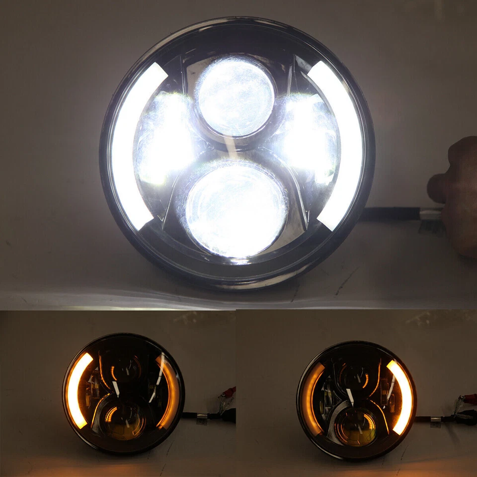 Faro LED de 7 pulgadas para Ducati Monster 1000 900 800 750 695 600 620 S4 S4R Foto 2 de 4