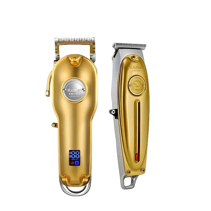 Cortadoras de cabello recargables Kemei y orilladoras