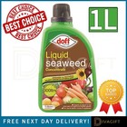 LIQUID SEAWEED CONCENTRATE ORGANIC PLANT FOOD SHRUBS VEGETABLES FEED NEW 1L DOFF