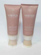 VIRTUE SMOOTH CONDITIONER HYDRATES | SILKENS | DE-FRIZZES 6.7 OZ (LOT OF 2)