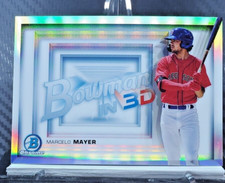 Marcelo Mayer 2022 Bowman Chrome IN 3D REFRACTOR #B3D-4 - Red Sox RC