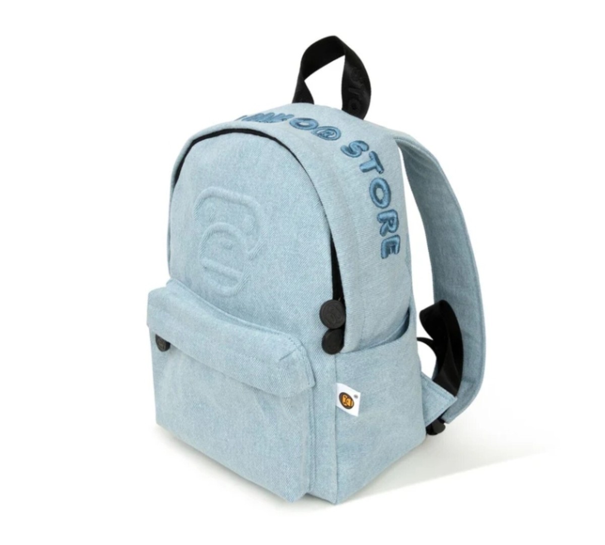 A BATHING APE BABY MILO DENIM MINI BAGPACK LIGHTINDI AL20-189-312