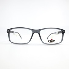 City Eyewear DC 39 COL 20 Eyeglasses Frames Clear Grey Square Full Rim 53-15-135