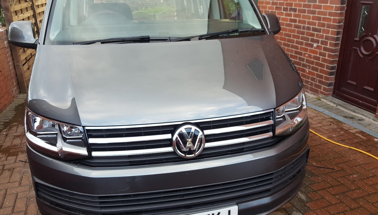 VW t6 Transporter T6 Shuttle Rubber Mats (15,16 17,18,19) LWB 3.5mm