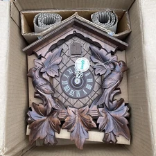 New Old Stock Original Black Forrest Cuckoo Clock Never Used. Missing Pendulum