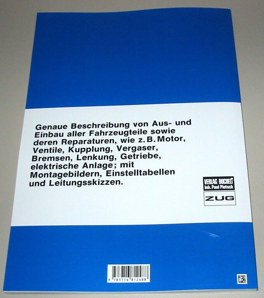 Thumbnail - Reparaturanleitung Citroen 2cv 4 / 2cv 6 Ente 425 Cm³ + 602 Cm³ Motor
