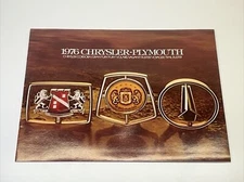 1976 Chrysler Plymouth Cordoba Gran Fury Volare Sales Brochure Catalog Original