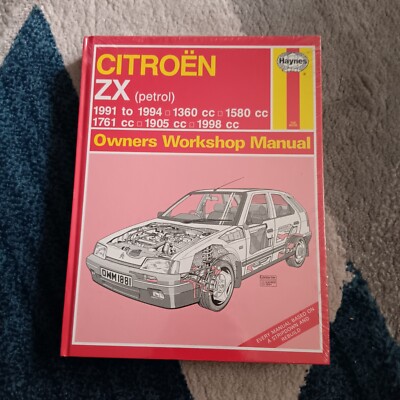 Citroën Zx Benzin 1991 bis 1994 Haynes Betriebsanleitung Werkstatthandbuch 