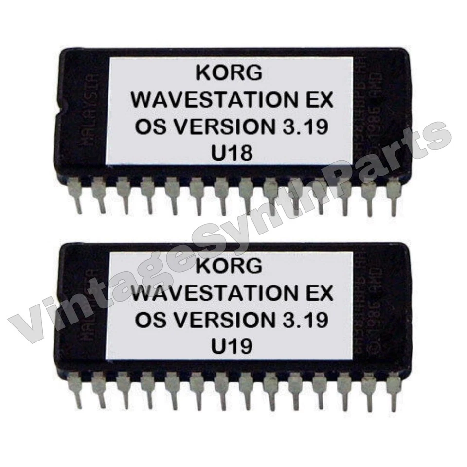 Korg Wavestation To Ws Ex Firmware OS Update Upgrade Version 3.19 Eprom ROM Chip