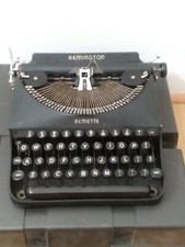 REMINGTON REMETTE MANUAL TYPEWRITING MACHINE made in USA.NO CASE.NO RIBBON.READ thumbnail