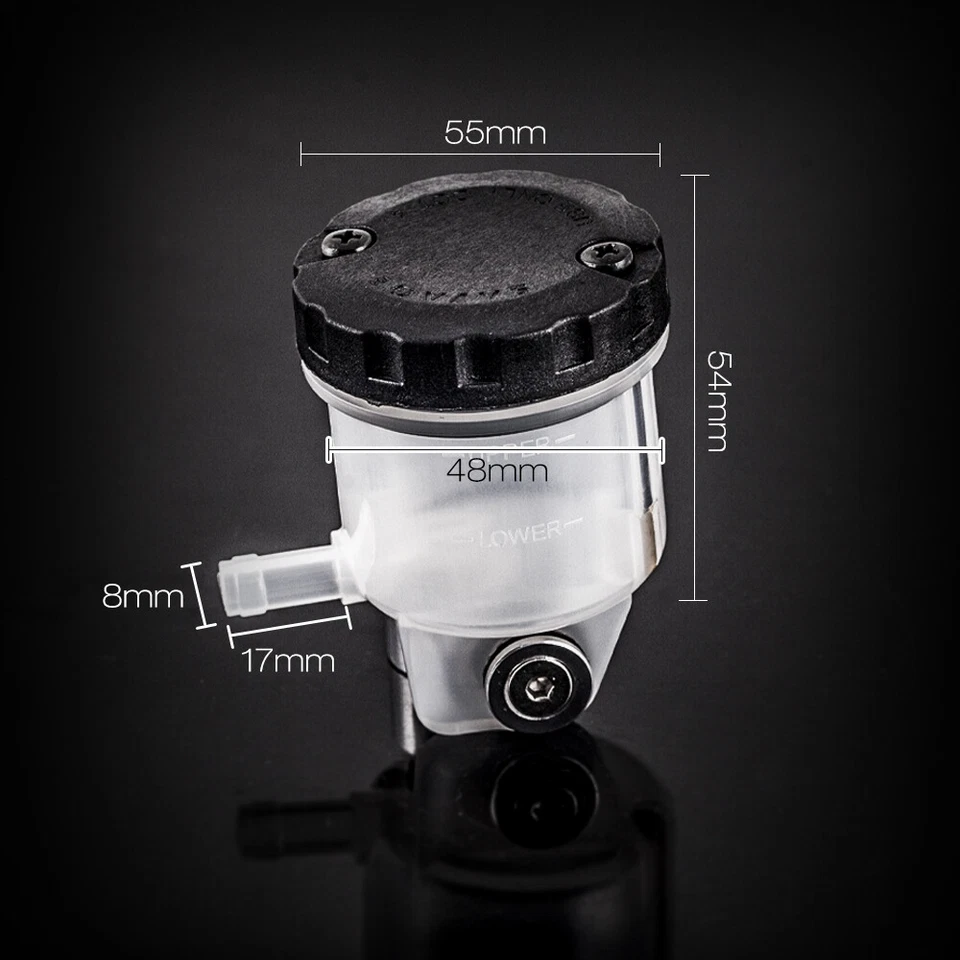 Taza de depósito de aceite de líquido de frenos delantero para YAMAHA YZF R1 R6 MT-01 05-12 YZF R7 Foto 3 de 4