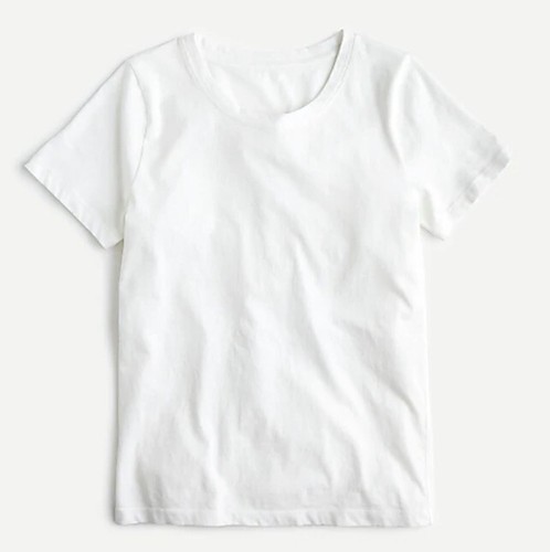 J.Crew Essential T-shirt In Shell Pink 