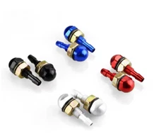 2pc Universal Aluminum Windshield Wiper Water Jet Spray Washer Nozzle Of Vehicle