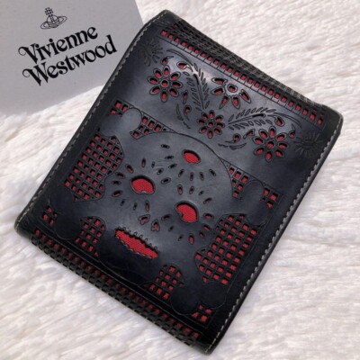 財布 vivienne westwood Vivienne Westwood Skull Limited Edition Tri-Fold Wallet Vintage