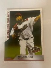 Williams Jerez Card 2019 Sacramento River Cats Team Card
