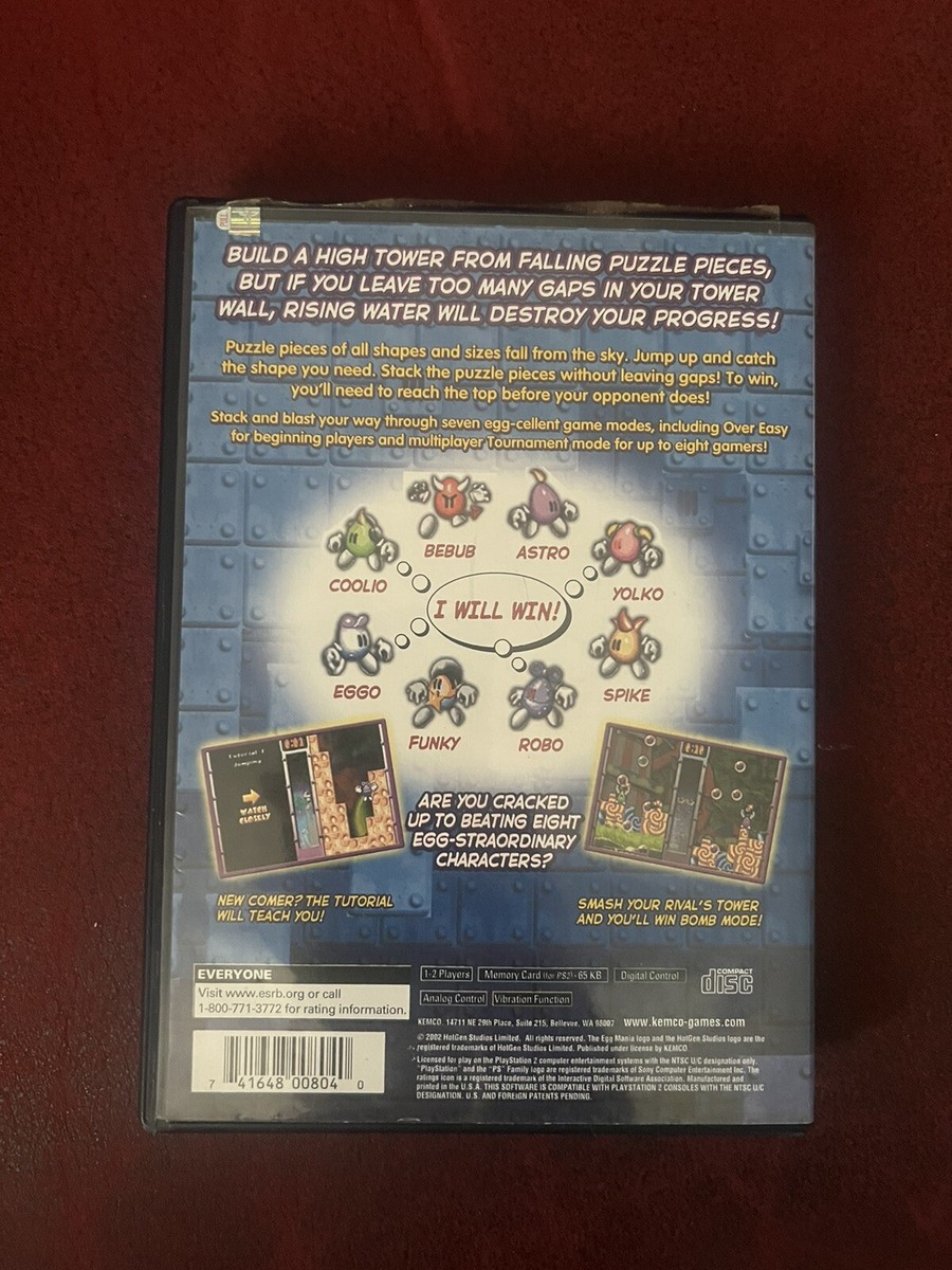 Egg Mania: Eggstreme Madness (Sony PlayStation 2, 2002