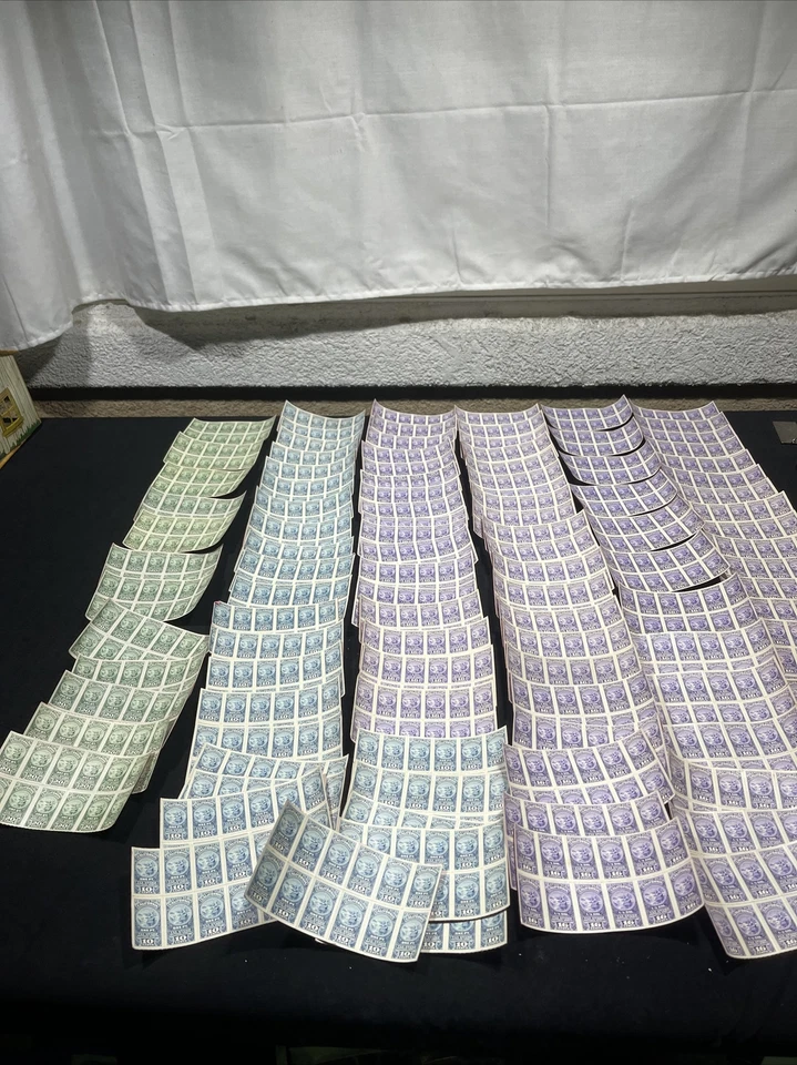 Vintage US TAX STAMP State of California 10c 16c 20c  110 sheet ( 1320 Stamps ) - Image 2 of 4