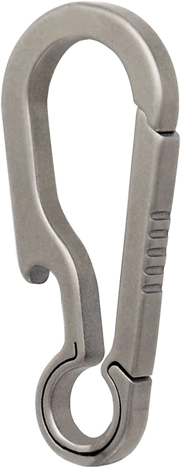 Titanium Carabiner Keychain Clip Small Backpack Clip EDC Heavy Duty Key Clips An